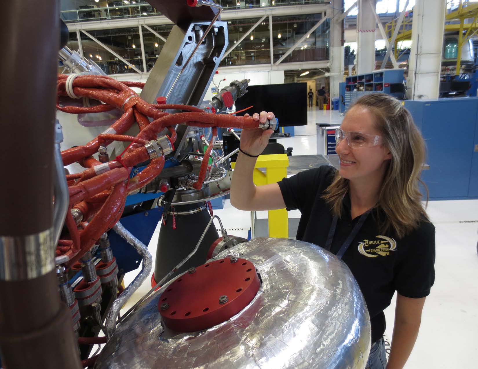 AAE PhD student Samantha Alberts has received a national award for her accomplishments in STEM research and academics